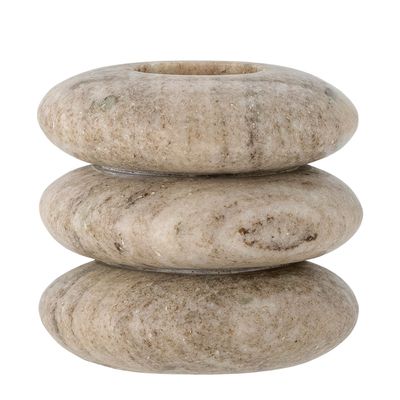 Candlesticks and candle holders - Madisson Votive & Candle Holder, Brown, Marble  - BLOOMINGVILLE MULTIBRAND HOUSE