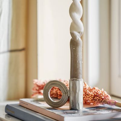 Candlesticks and candle holders - Kensi Candle Holder, Silver, Metal  - BLOOMINGVILLE MULTIBRAND HOUSE