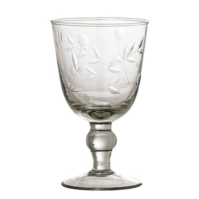 Glass - Rhina Wine Glass, Clear, Recycled Glass  - CREATIVE COLLECTION