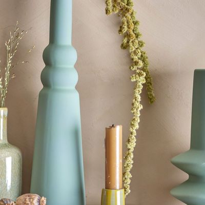 Vases - Isolde Vase, Green, Stoneware  - BLOOMINGVILLE MULTIBRAND HOUSE