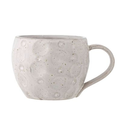 Mugs - Maian Mug, White, Stoneware  - CREATIVE COLLECTION