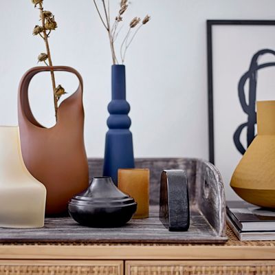 Vases - Nicita Vase, Marron, Grès  - BLOOMINGVILLE MULTIBRAND HOUSE