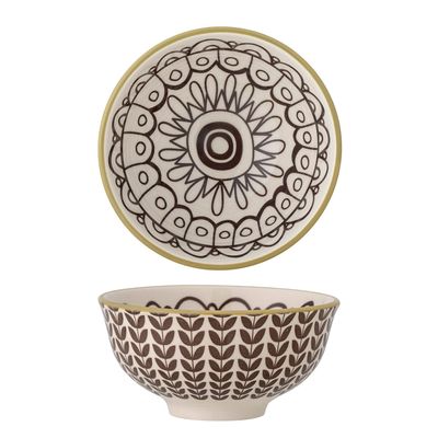 Bowls - Maple Bowl, Brown, Stoneware - CREATIVE COLLECTION