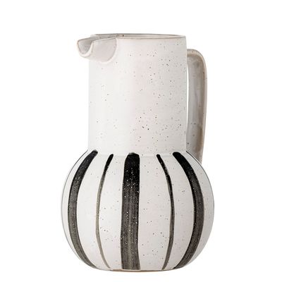Carafes - Marita Jug, Black, Stoneware  - BLOOMINGVILLE MULTIBRAND HOUSE