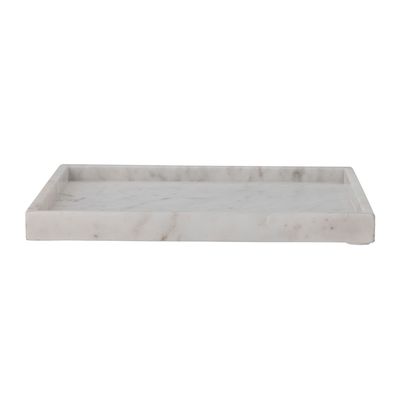 Trays - Majsa Tray, White, Marble  - BLOOMINGVILLE MULTIBRAND HOUSE