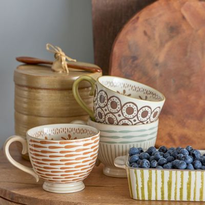 Couverts & ustensiles de cuisine - Maple Plat au four, Verte, Grès  - CREATIVE COLLECTION