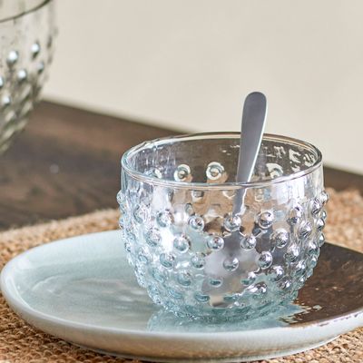 Bowls - Justina Bowl, Clear, Recycled Glass  - BLOOMINGVILLE MULTIBRAND HOUSE