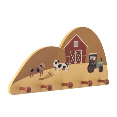 Accessoires à fixer - Billy Porte-manteaux, Marron, MDF  - BLOOMINGVILLE MINI