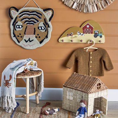 Mounting accessories - Billy Coat Rack, Brown, MDF  - BLOOMINGVILLE MINI