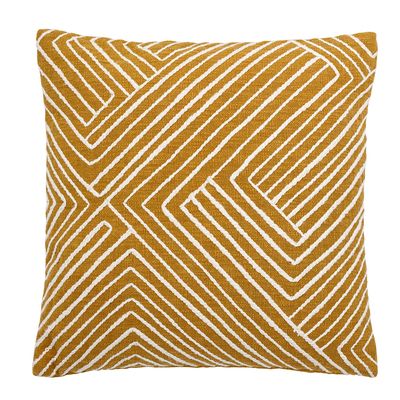 Coussins - Giana Coussin, Jaune, Coton  - BLOOMINGVILLE