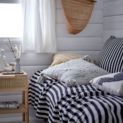 Coussins - Giana Coussin, Jaune, Coton  - BLOOMINGVILLE MULTIBRAND HOUSE