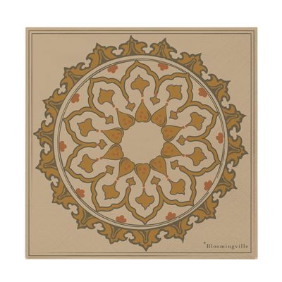 Serviettes - Betri Serviette, Marron, FSC® Mix, Papier Pack of 20 - BLOOMINGVILLE MULTIBRAND HOUSE