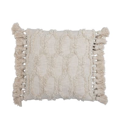 Cushions - Giennie Cushion, Nature, Cotton - BLOOMINGVILLE A/S