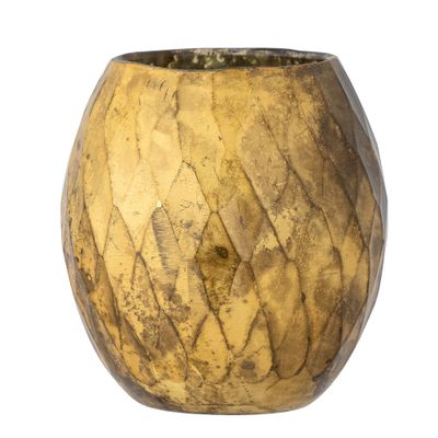 Bougeoirs et photophores  - Karissa Photophore, Or, Verre  - BLOOMINGVILLE MULTIBRAND HOUSE