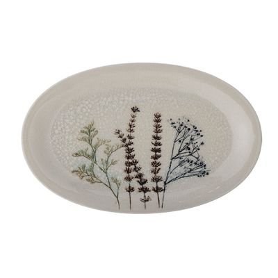 Couverts & ustensiles de cuisine - Bea Assiette de service, Nature, Grès - BLOOMINGVILLE MULTIBRAND HOUSE