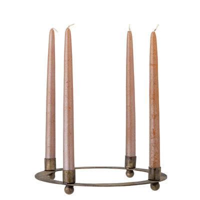 Bougeoirs et photophores - Gisela Bougeoir, Brass, Métal - BLOOMINGVILLE MULTIBRAND HOUSE