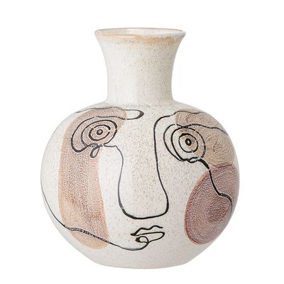 Vases - Irini Vase, Blanc, Grès - BLOOMINGVILLE MULTIBRAND HOUSE