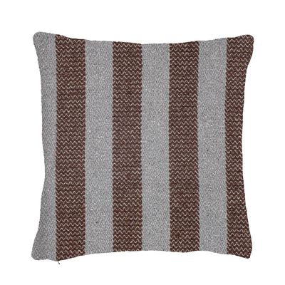Cushions - Nann Cushion, Brown, Recycled Cotton  - BLOOMINGVILLE MINI