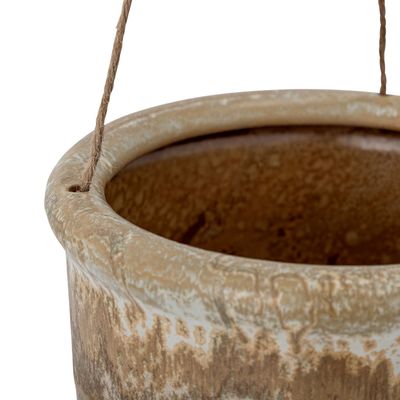 Pots de fleurs - Nazca Pot de fleur suspendu, Nature, Grès  - BLOOMINGVILLE MULTIBRAND HOUSE