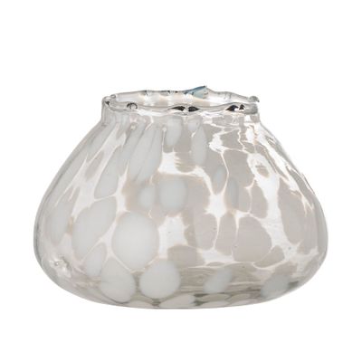 Bougeoirs et photophores - Hertha Photophore, Blanc, Verre - BLOOMINGVILLE MULTIBRAND HOUSE