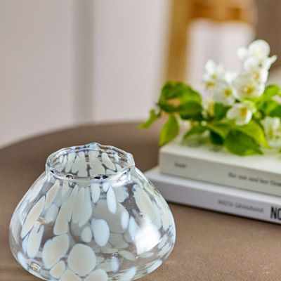 Bougeoirs et photophores  - Hertha Photophore, Blanc, Verre  - BLOOMINGVILLE MULTIBRAND HOUSE