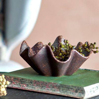 Bowls - Rameeza Bowl, Brown, Stoneware  - CREATIVE COLLECTION