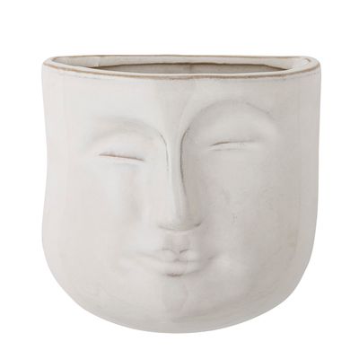 Pots de fleurs - Ignacia Pot de fleurs mural, Blanc, Grès - BLOOMINGVILLE MULTIBRAND HOUSE