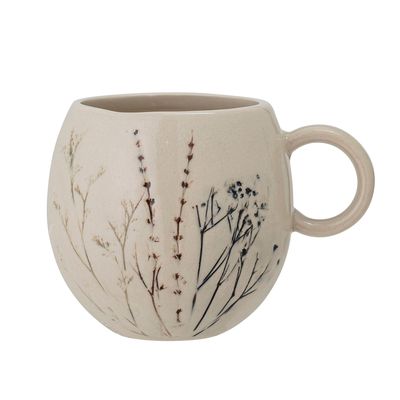 Mugs - Bea Mug, Nature, Stoneware - BLOOMINGVILLE MULTIBRAND HOUSE