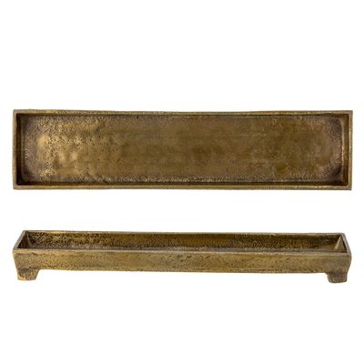 Plateaux - Laurette Plateau, Brass, Aluminium - BLOOMINGVILLE MULTIBRAND HOUSE