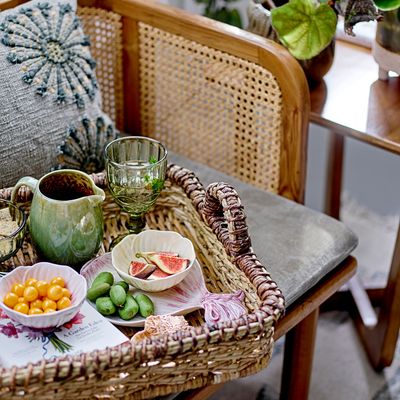 Shopping baskets - Todi Basket, Nature, Palm Leaf Set of 2 - CREATIVE COLLECTION