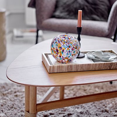 Bougeoirs et photophores  - Vidia Photophore, Orange, Verre  - BLOOMINGVILLE MULTIBRAND HOUSE