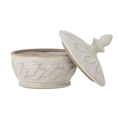 Boîtes de conservation - Pauline Cruche avec couvercle , Nature, Grès  - BLOOMINGVILLE MULTIBRAND HOUSE