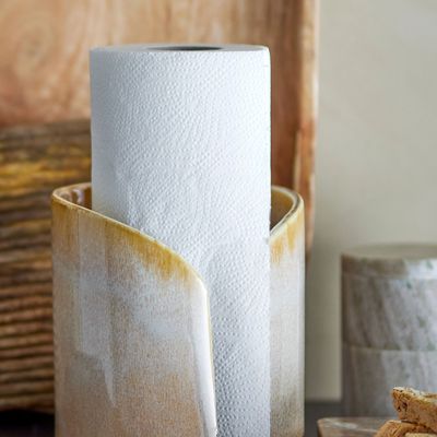 Kitchen utensils - Mathob Kitchen Paper Stand, Nature, Stoneware  - BLOOMINGVILLE MULTIBRAND HOUSE