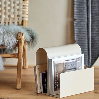 Storage boxes - Enya Magazine Holder, Brown, Metal  - BLOOMINGVILLE MULTIBRAND HOUSE