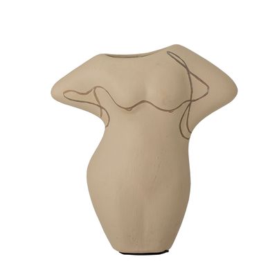 Vases - Lulu Deco Vase, Nature, Terracotta  - BLOOMINGVILLE MULTIBRAND HOUSE