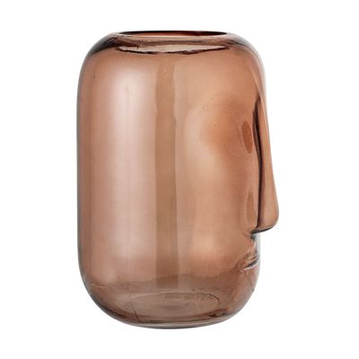 Vases - Amida Vase, Brown, Glass  - BLOOMINGVILLE MULTIBRAND HOUSE