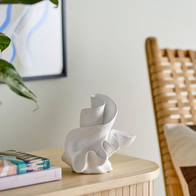 Objets de décoration - Kornelia Déco, Blanc, Polyrésine  - BLOOMINGVILLE MULTIBRAND HOUSE