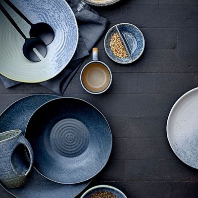 Assiettes au quotidien - Aura Assiette, Blue, Grès  - BLOOMINGVILLE MULTIBRAND HOUSE