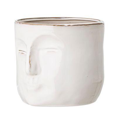 Pots de fleurs - Ignacia Pot de fleurs, Blanc, Grès  - BLOOMINGVILLE MULTIBRAND HOUSE