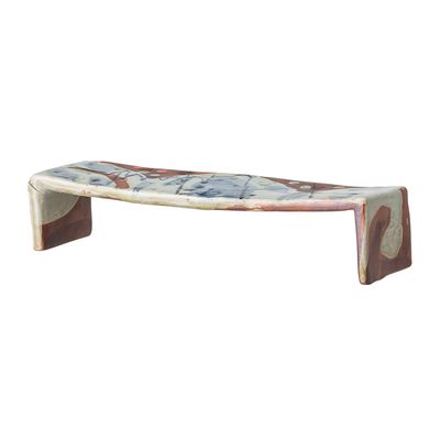 Trays - Jessica Pedestal, Brown, Stoneware  - CREATIVE COLLECTION