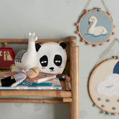 Objets de décoration - Sonne Tirelire, Blanc, Hêtre  - BLOOMINGVILLE MINI