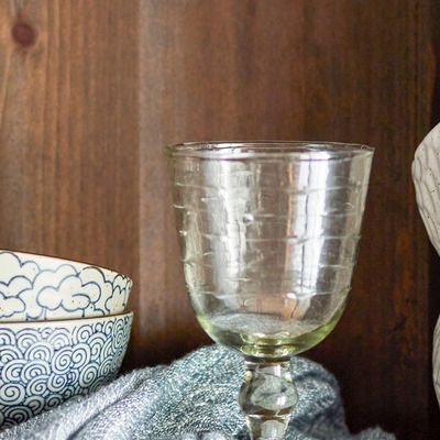 Verres - Ricci Verre à vin, Dégager, Verre recyclé  - CREATIVE COLLECTION