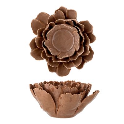 Candlesticks and candle holders - Irisa Votive, Brown, Stoneware - BLOOMINGVILLE MULTIBRAND HOUSE