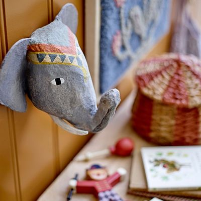 Autres décorations murales - Elli Déco murale, Gris, Papier mâché  - BLOOMINGVILLE MINI