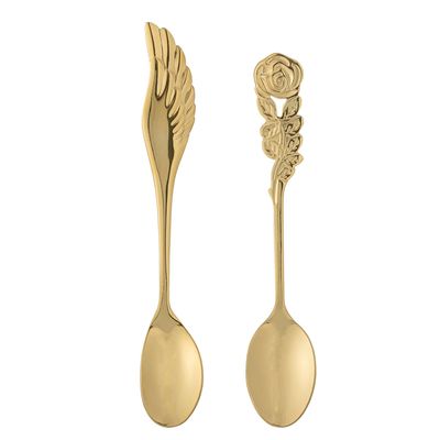 Kitchen utensils - Liani Cutlery, Gold, Stainless Steel Set of 2 - BLOOMINGVILLE MULTIBRAND HOUSE