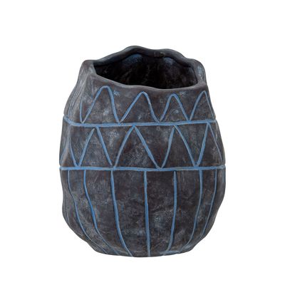 Vases - Ivo Vase déco, Blue, Céramique  - CREATIVE COLLECTION