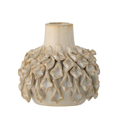 Vases - Mokua Vase, Nature, Stoneware - BLOOMINGVILLE MULTIBRAND HOUSE
