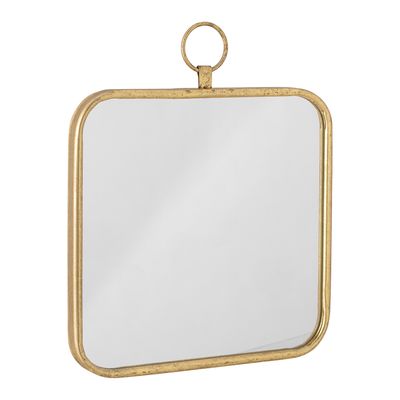 Mirrors - Panill Wall Mirror, Gold, Metal  - BLOOMINGVILLE
