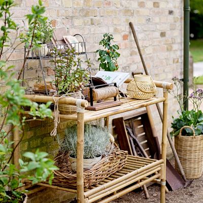 Office design and planning - Barni Bobbin w/Jute & Scissors, Brown, Reclaimed Wood  - BLOOMINGVILLE MULTIBRAND HOUSE