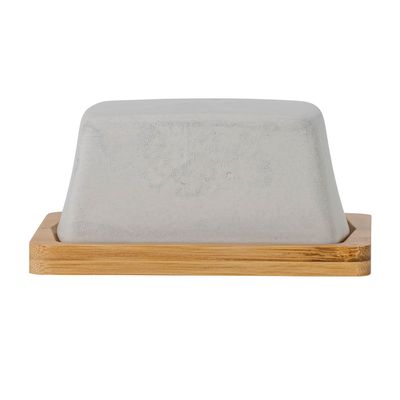 Couverts & ustensiles de cuisine - Josefine Boîte à beurre, Gris, Grès - BLOOMINGVILLE MULTIBRAND HOUSE